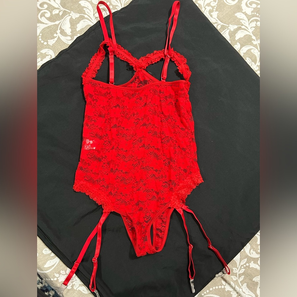 Exposed love lace cupless & crotchless lingerie. Brand new. Size S/M. - Picture 3 of 4